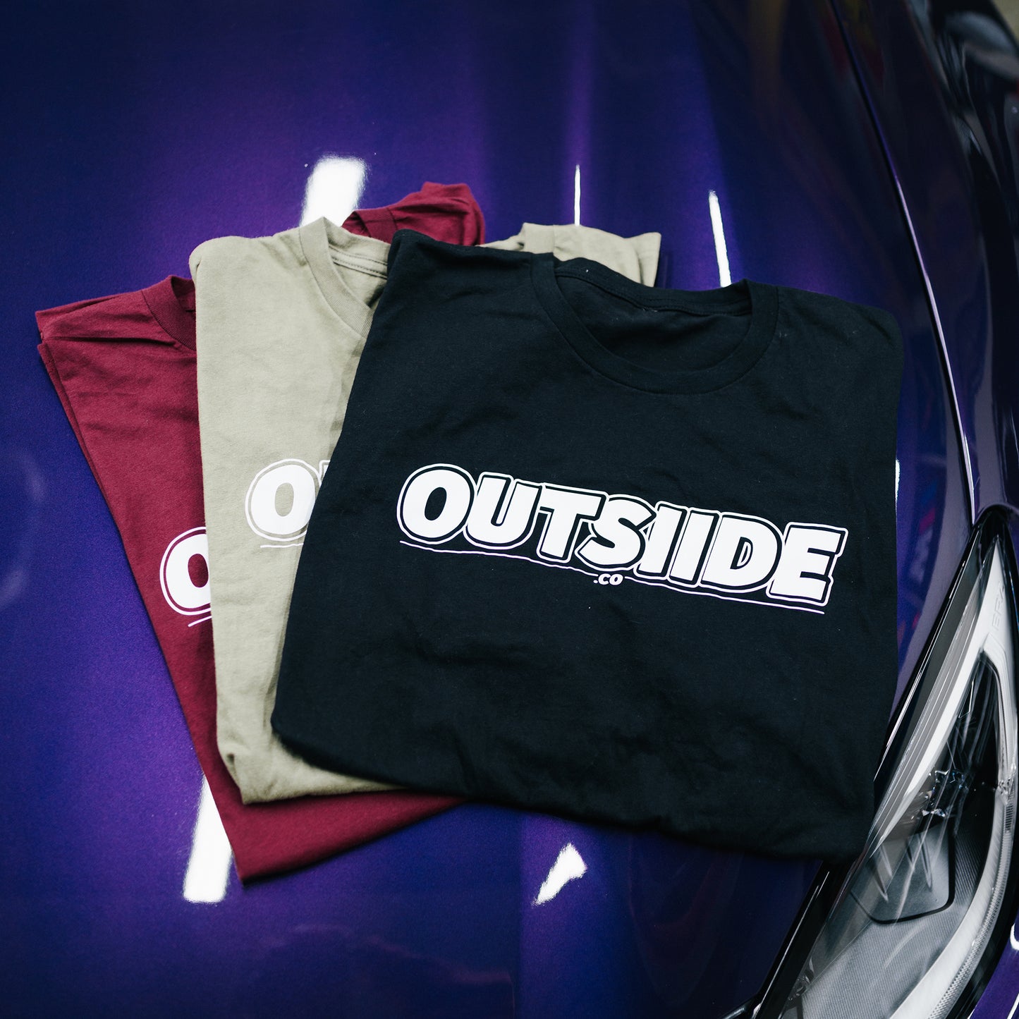 Outsiide Logo Tee - Light Olive