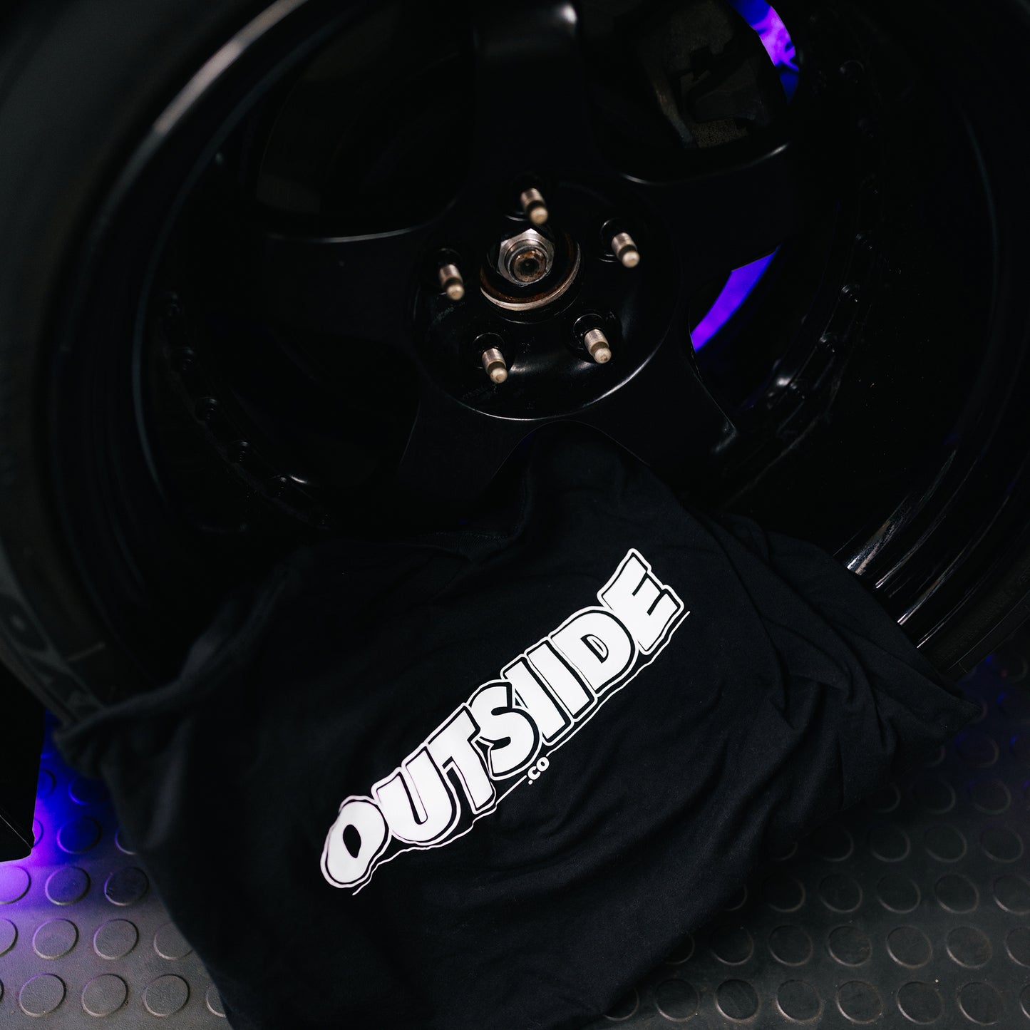 Outsiide Logo Tee - Black