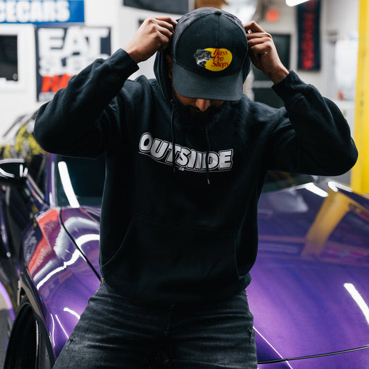 Outsiide Logo Hoodie - Black